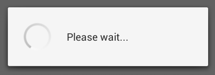 ProgressDialog