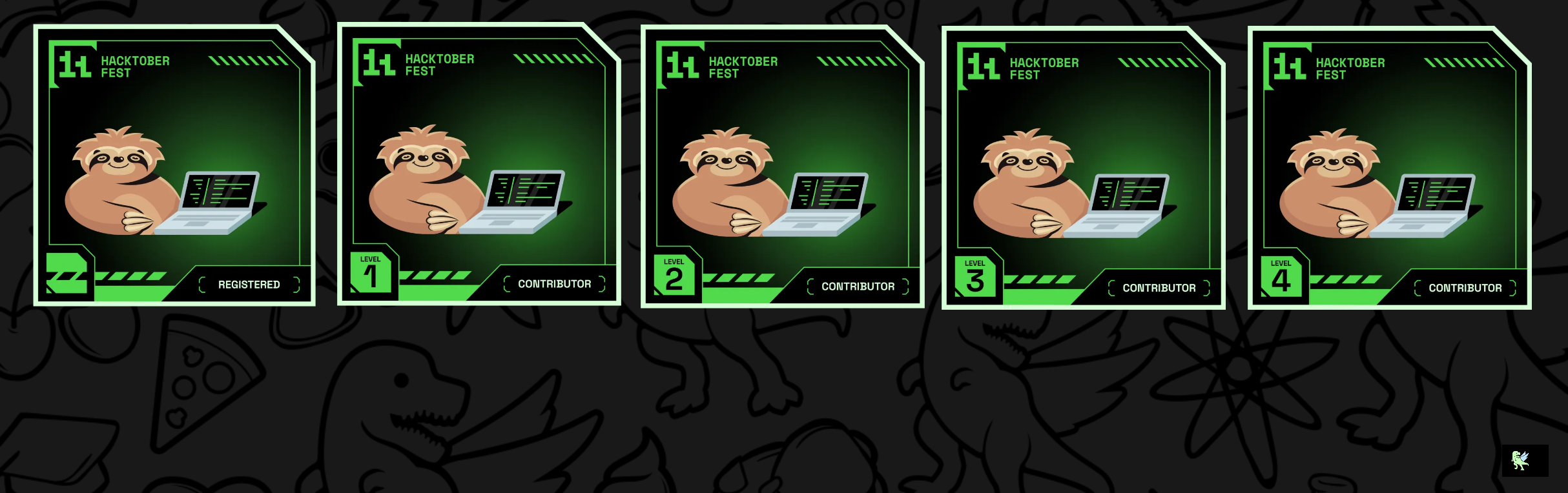 An image of @zeelrupapara's Holopin badges, which is a link to view their full Holopin profile