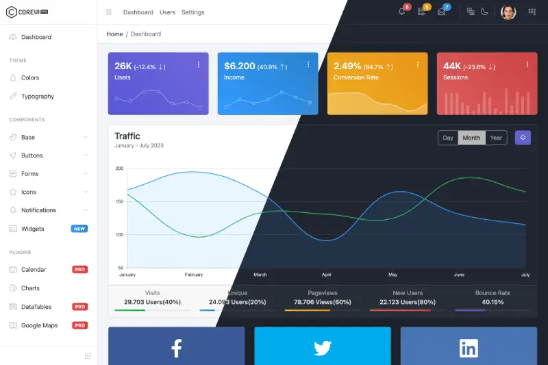 CoreUI PRO React Admin Template